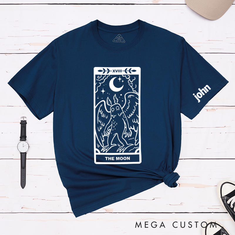 Personalized Classic T-Shirts Mothman Tarot Weird Strange Unusual Cryptid Cryptozoology Tarot Cult Movie Music Fashion Gift