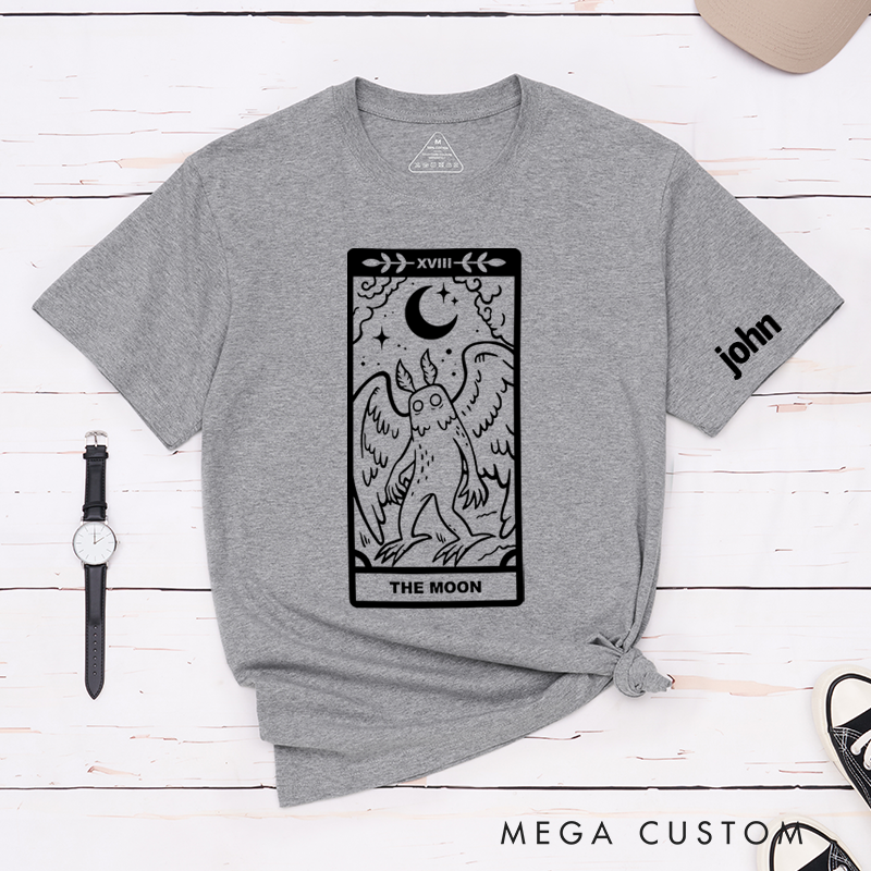 Personalized Classic T-Shirts Mothman Tarot Weird Strange Unusual Cryptid Cryptozoology Tarot Cult Movie Music Fashion Gift