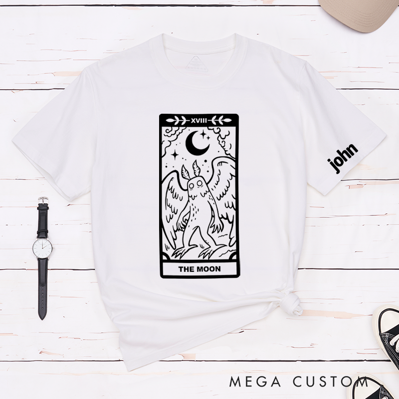 Personalized Classic T-Shirts Mothman Tarot Weird Strange Unusual Cryptid Cryptozoology Tarot Cult Movie Music Fashion Gift