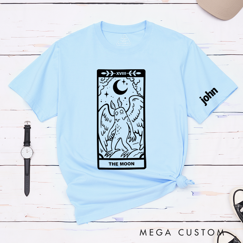 Personalized Classic T-Shirts Mothman Tarot Weird Strange Unusual Cryptid Cryptozoology Tarot Cult Movie Music Fashion Gift