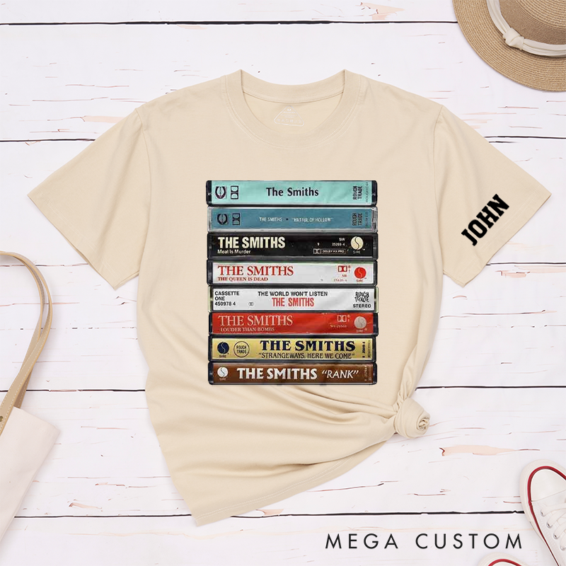 Personalized Classic T-Shirts Music Album Cover Cassette Design Super Cool Retro Unisex Best Gift Tee