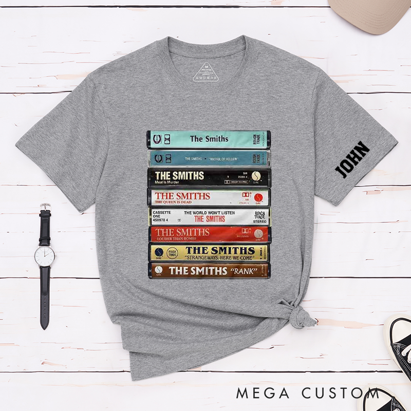 Personalized Classic T-Shirts Music Album Cover Cassette Design Super Cool Retro Unisex Best Gift Tee