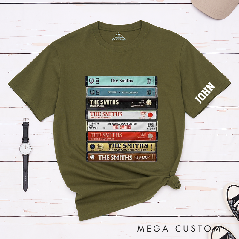 Personalized Classic T-Shirts Music Album Cover Cassette Design Super Cool Retro Unisex Best Gift Tee