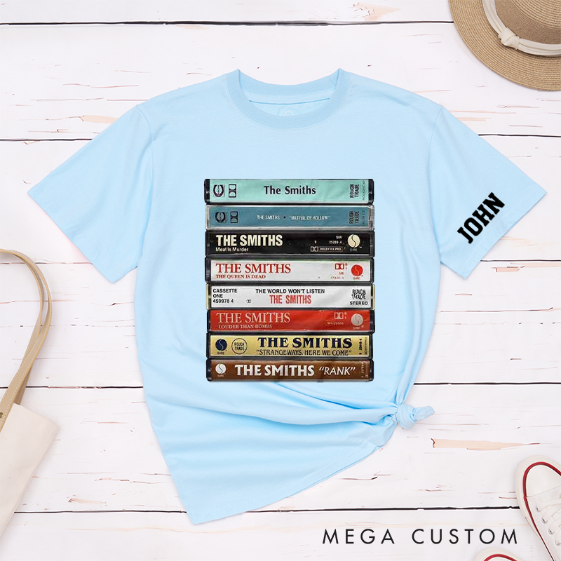 Personalized Classic T-Shirts Music Album Cover Cassette Design Super Cool Retro Unisex Best Gift Tee