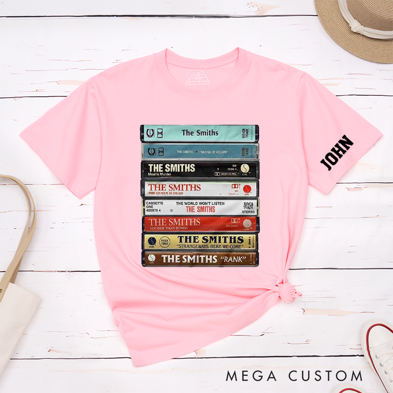 Personalized Classic T-Shirts Music Album Cover Cassette Design Super Cool Retro Unisex Best Gift Tee
