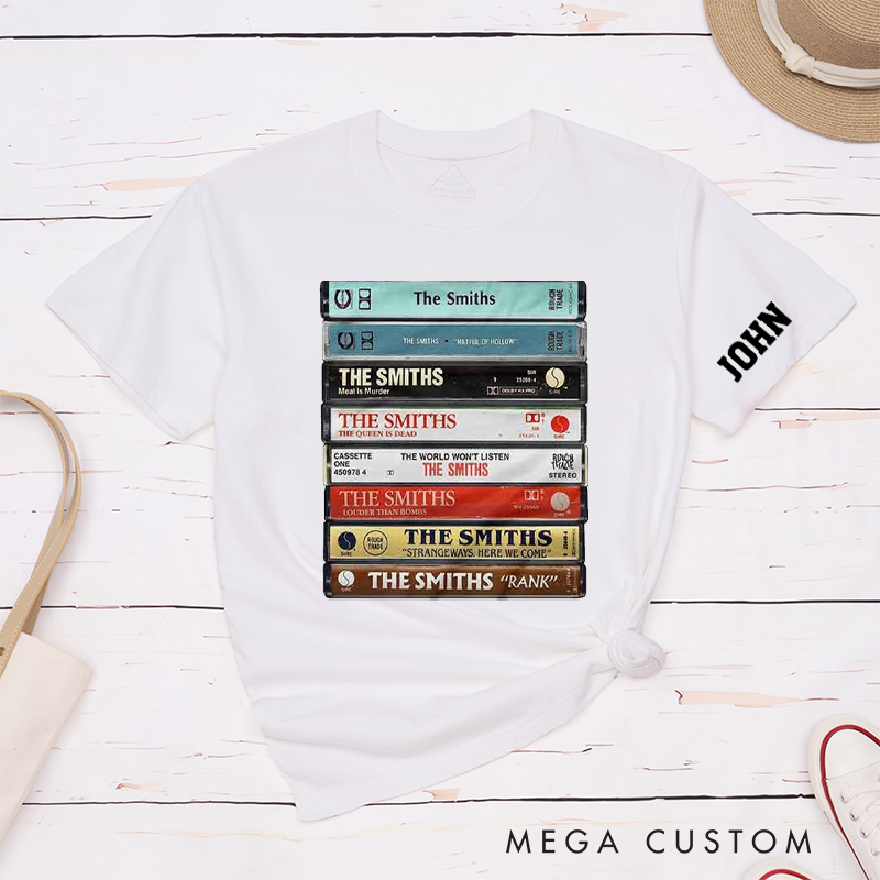 Personalized Classic T-Shirts Music Album Cover Cassette Design Super Cool Retro Unisex Best Gift Tee
