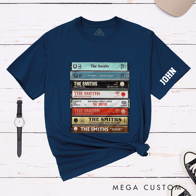 Personalized Classic T-Shirts Music Album Cover Cassette Design Super Cool Retro Unisex Best Gift Tee