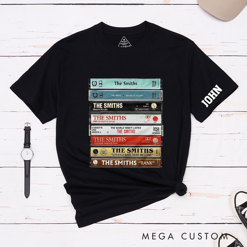 Personalized Classic T-Shirts Music Album Cover Cassette Design Super Cool Retro Unisex Best Gift Tee