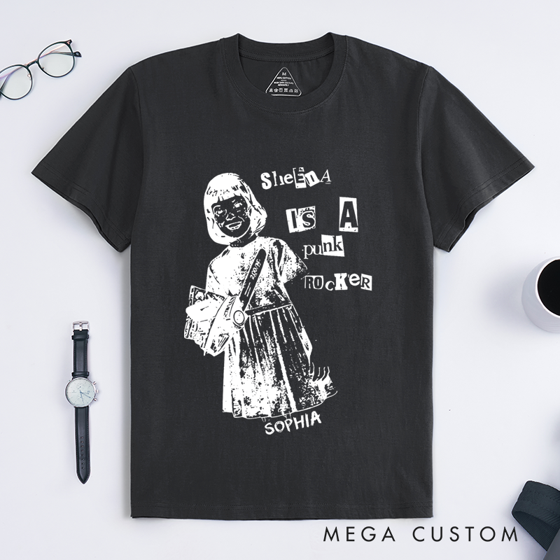 Personalized Classic T-Shirts New York Punk Punk Rock 70's Punk T-Shirt