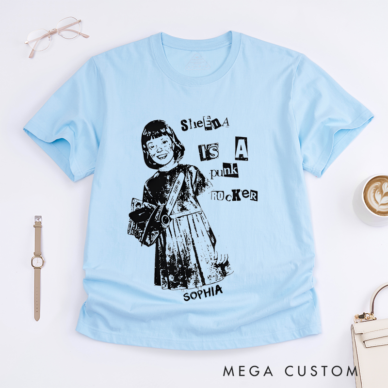 Personalized Classic T-Shirts New York Punk Punk Rock 70's Punk T-Shirt