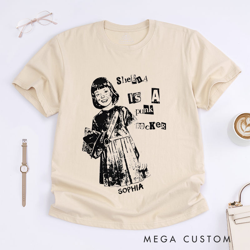 Personalized Classic T-Shirts New York Punk Punk Rock 70's Punk T-Shirt