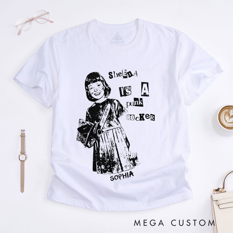 Personalized Classic T-Shirts New York Punk Punk Rock 70's Punk T-Shirt