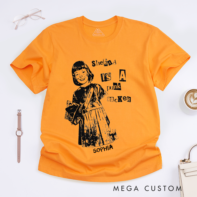 Personalized Classic T-Shirts New York Punk Punk Rock 70's Punk T-Shirt