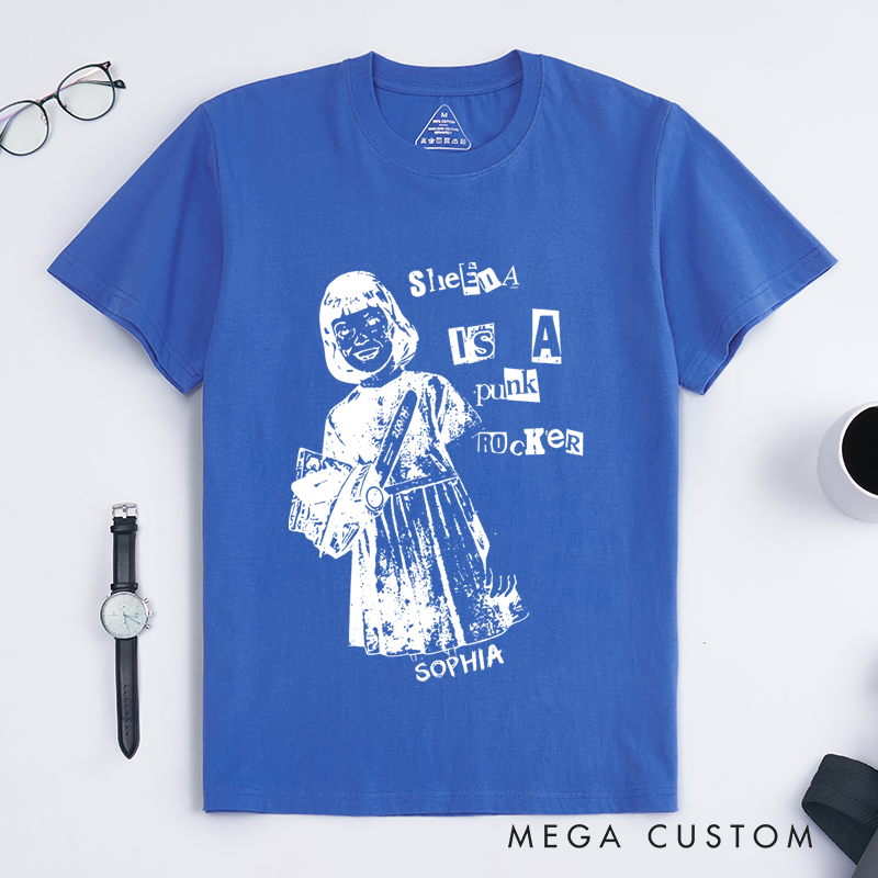 Personalized Classic T-Shirts New York Punk Punk Rock 70's Punk T-Shirt