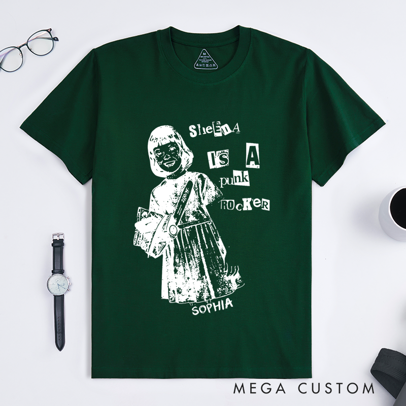 Personalized Classic T-Shirts New York Punk Punk Rock 70's Punk T-Shirt