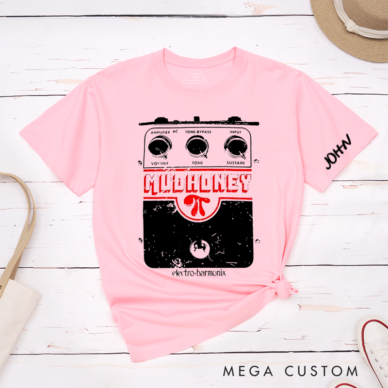 Personalized Classic T-Shirts Retro Guitar Pedal T-Shirt Perfect for Music Enthusiasts and Guitar Lovers Gift