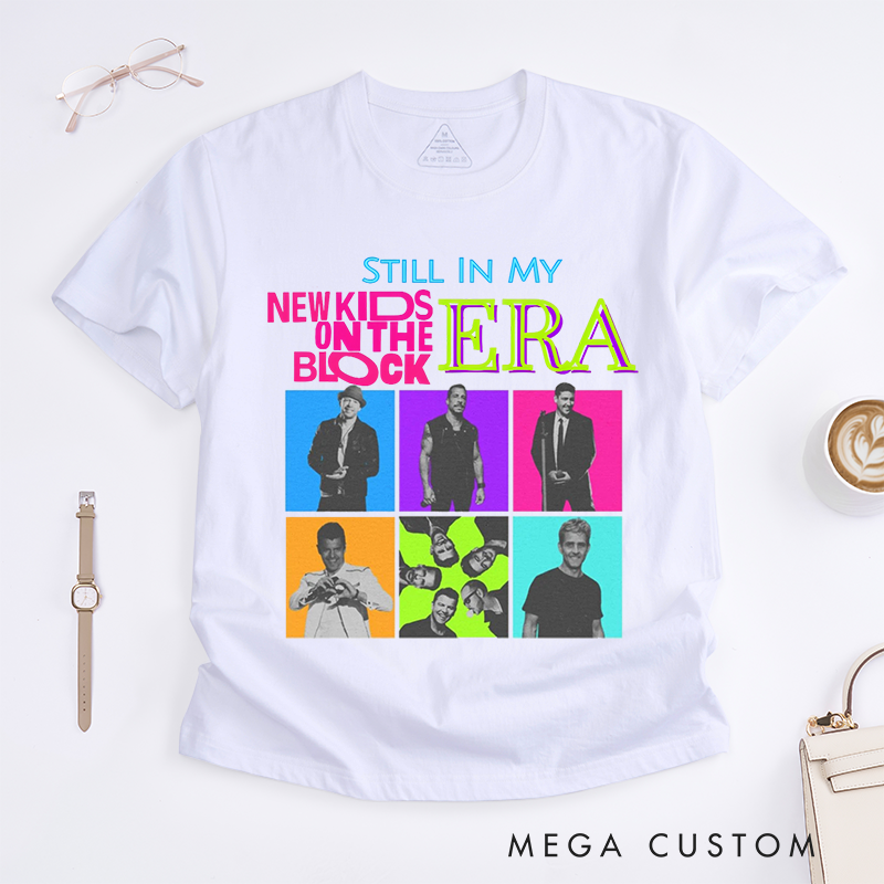 Personalized Classic T-Shirts Retro Pop Era Colorful Nostalgic Graphic Tee, Perfect for 80s and 90s Music Fans and Vintage Music Lovers T-Shirt