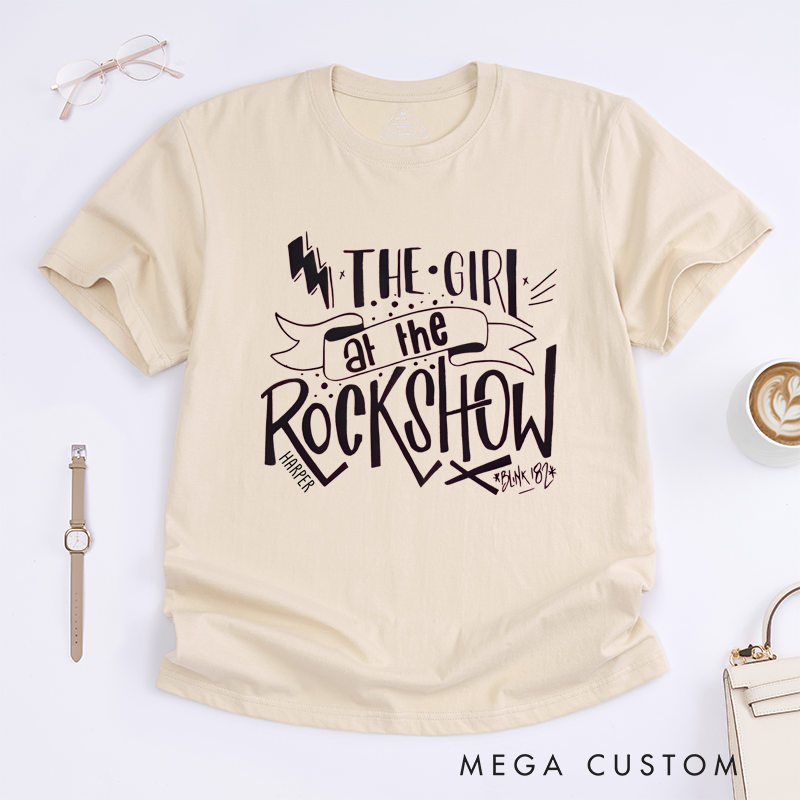 Personalized Classic T-Shirts Stylish Rock Show Inspired Tee for Alternative Music Enthusiasts T-Shirt