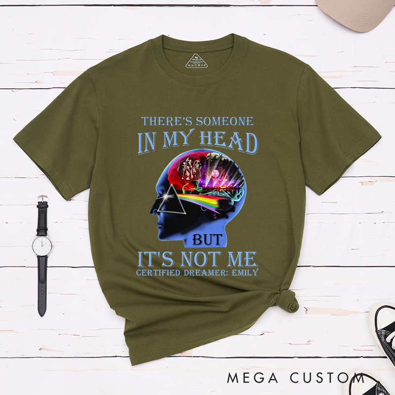 Personalized Classic T-Shirts There's Someone in My Head but It's Not Me T-Shirt