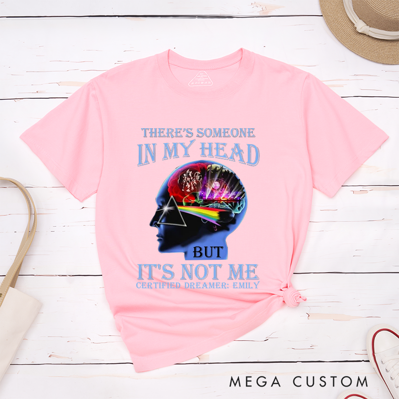 Personalized Classic T-Shirts There's Someone in My Head but It's Not Me T-Shirt