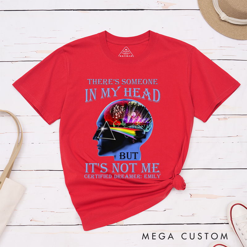 Personalized Classic T-Shirts There's Someone in My Head but It's Not Me T-Shirt