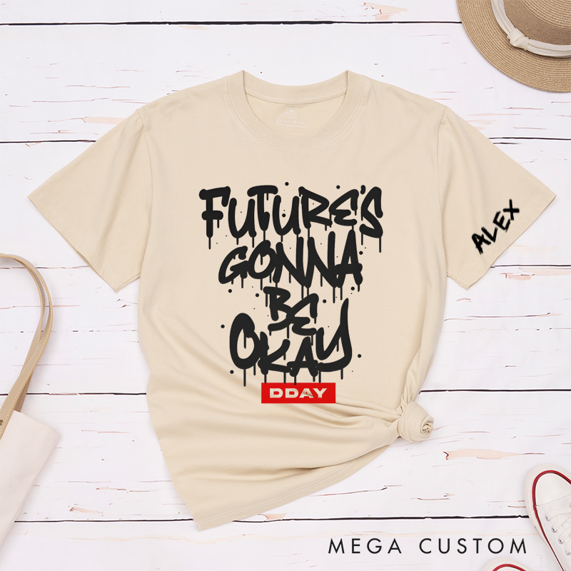 Personalized Classic T-Shirts Urban Graffiti Style Graphic Tee and Trendy Street Design T-Shirt