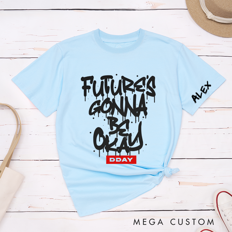 Personalized Classic T-Shirts Urban Graffiti Style Graphic Tee and Trendy Street Design T-Shirt