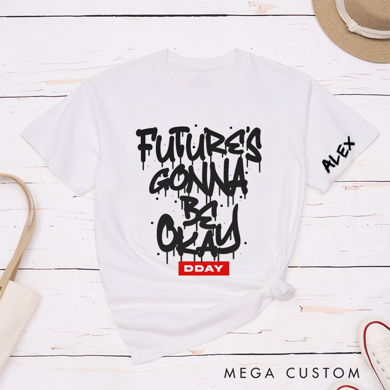 Personalized Classic T-Shirts Urban Graffiti Style Graphic Tee and Trendy Street Design T-Shirt