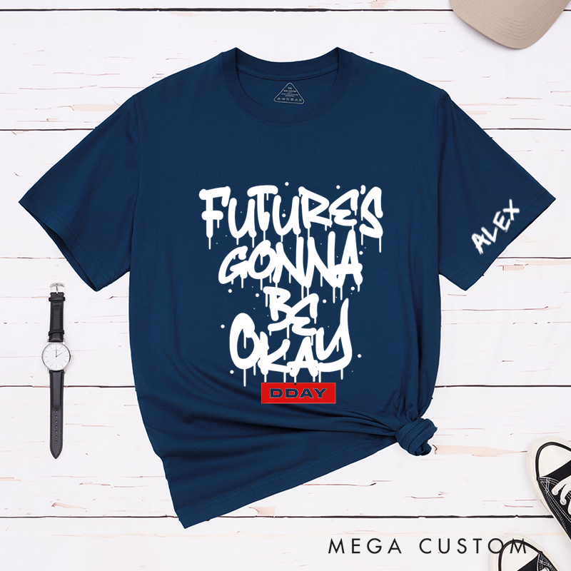 Personalized Classic T-Shirts Urban Graffiti Style Graphic Tee and Trendy Street Design T-Shirt