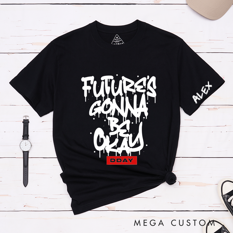 Personalized Classic T-Shirts Urban Graffiti Style Graphic Tee and Trendy Street Design T-Shirt