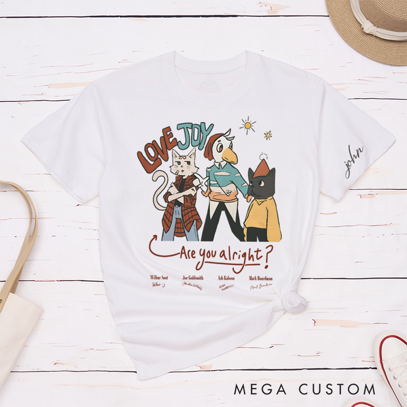 Personalized Classic T-Shirts the Retro Lazy Cat Tee Perfect for Music Lovers and Concert T-Shirt