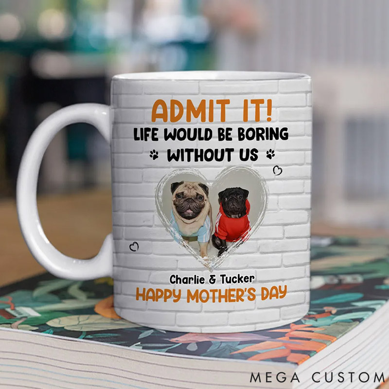 Personalized Dog Lover Admit It Mugs