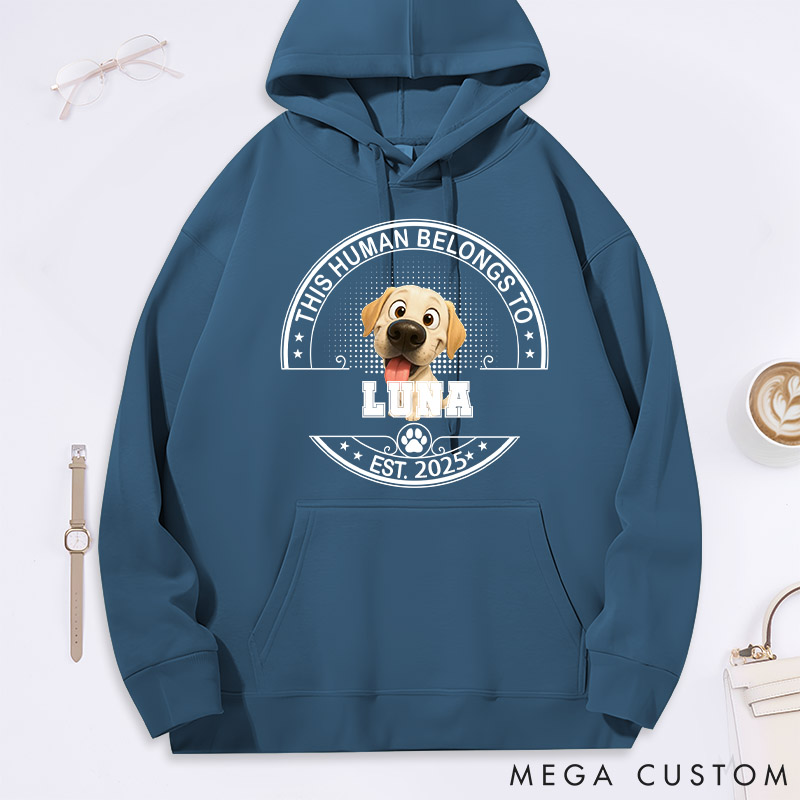 Personalized Dog Lover Belongs to My Dog Baby Hoodies