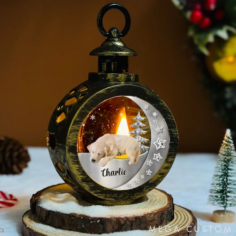 Personalized Dog Lover Beside You Photo Christmas Ornament