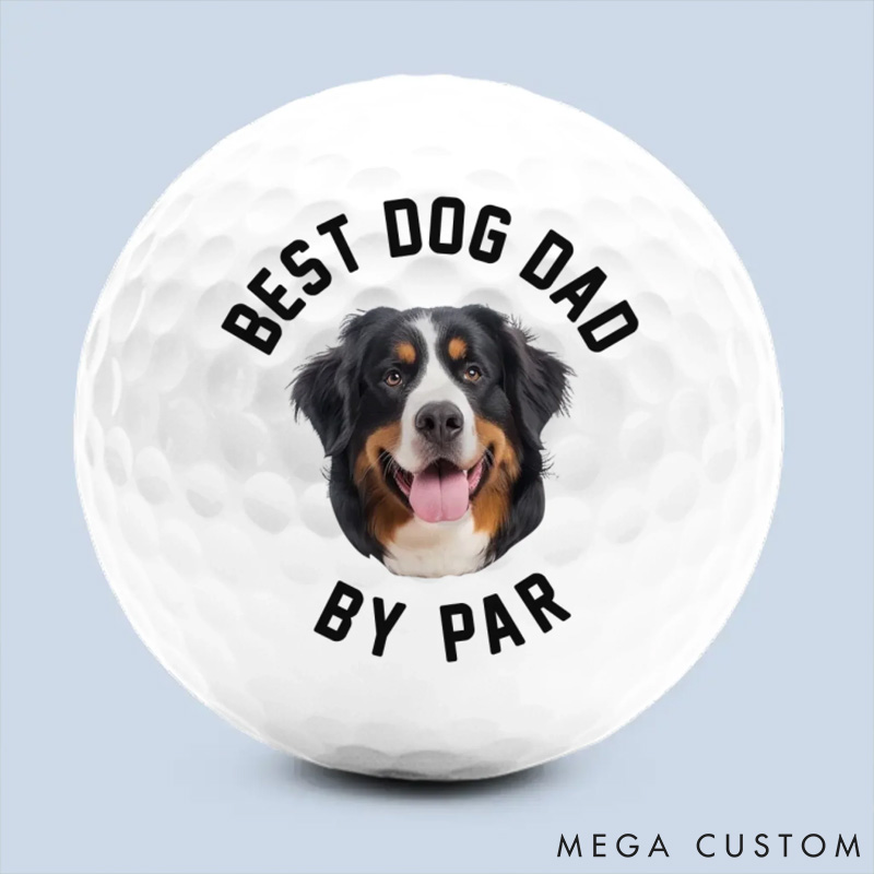 Personalized Dog Lover Best Dog Dad on Par Golf