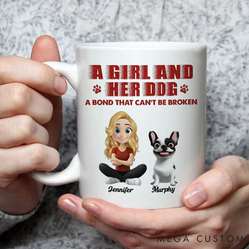 Personalized Dog Lover Best Mom To Me Mugs