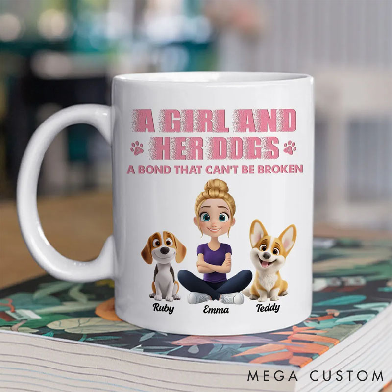 Personalized Dog Lover Best Mom To Me Mugs