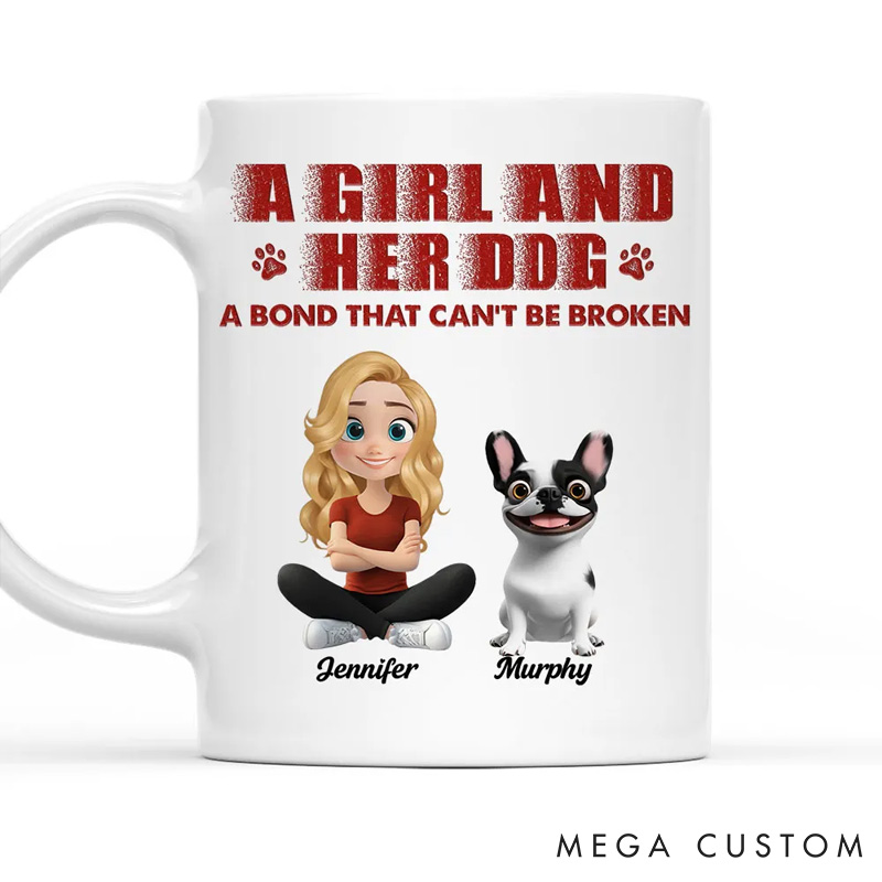 Personalized Dog Lover Best Mom To Me Mugs