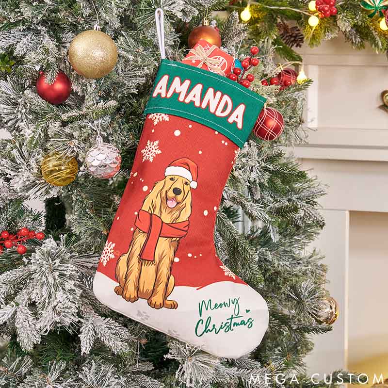 Personalized Dog Lover Christmas is so Much Fun when You are a Dog Christmas Stockings