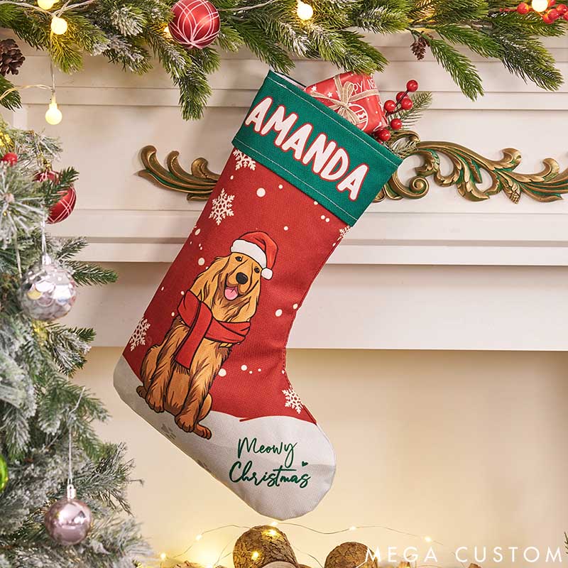 Personalized Dog Lover Christmas is so Much Fun when You are a Dog Christmas Stockings