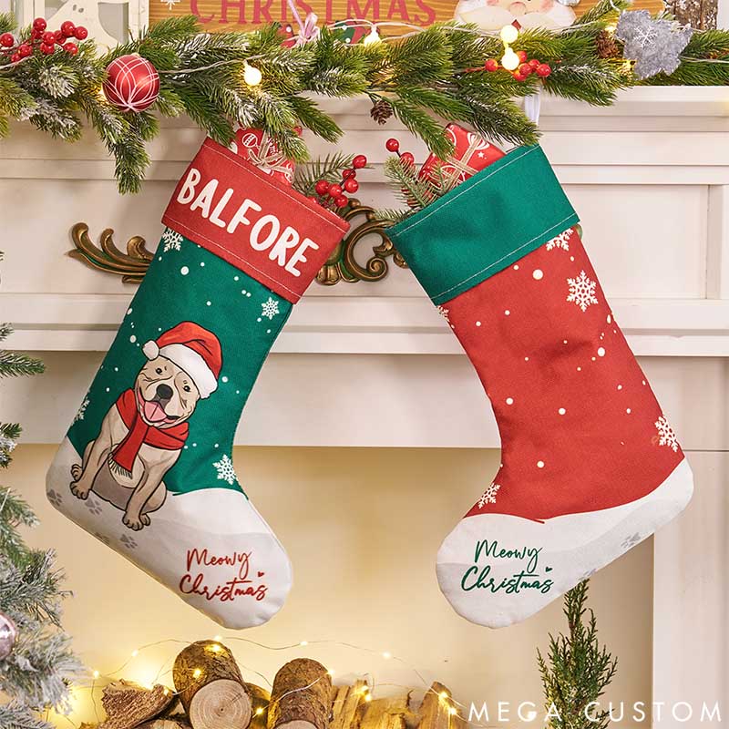 Personalized Dog Lover Christmas is so Much Fun when You are a Dog Christmas Stockings