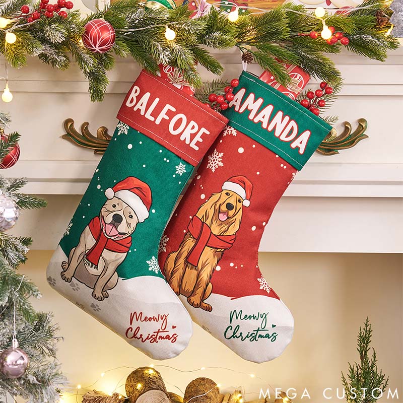 Personalized Dog Lover Christmas is so Much Fun when You are a Dog Christmas Stockings