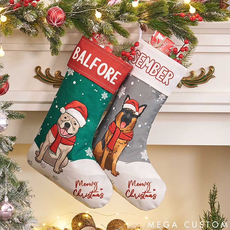Personalized Dog Lover Christmas is so Much Fun when You are a Dog Christmas Stockings