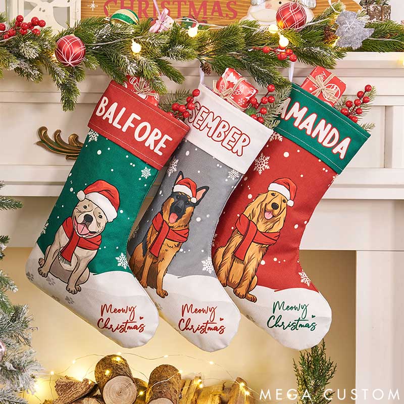 Personalized Dog Lover Christmas is so Much Fun when You are a Dog Christmas Stockings