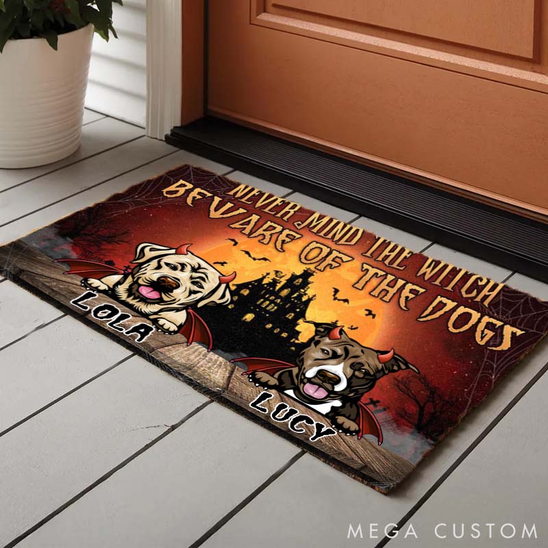 Personalized Dog Lover Come in for A Bite Doormat