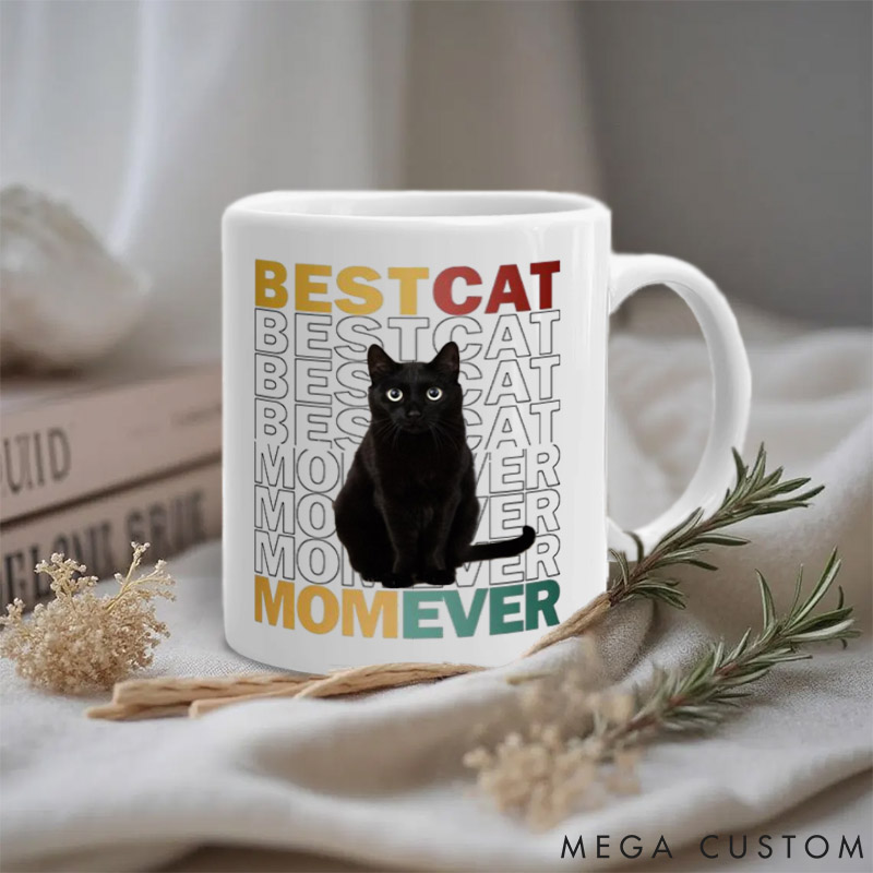 Personalized Dog Lover Custom Photo Best Dog Mom Mugs