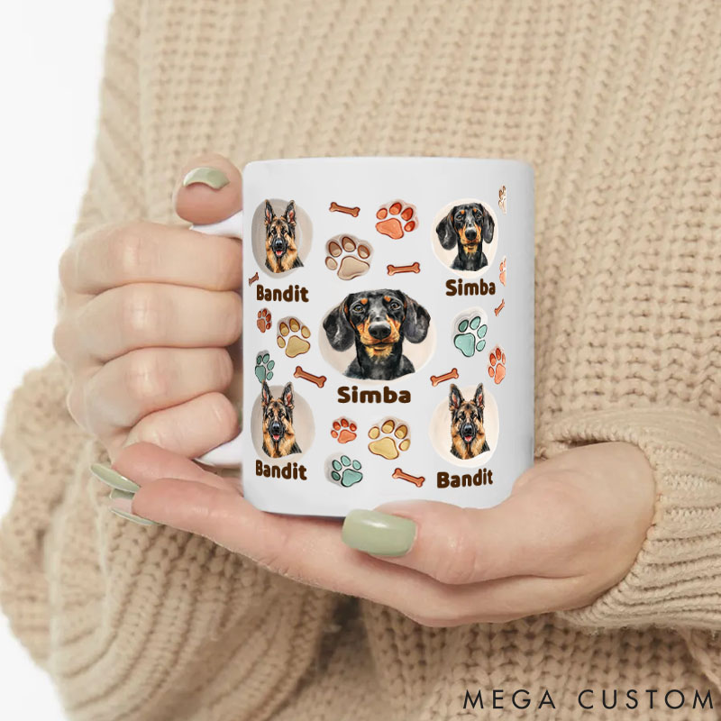 Personalized Dog Lover Cuteness Overload Mugs