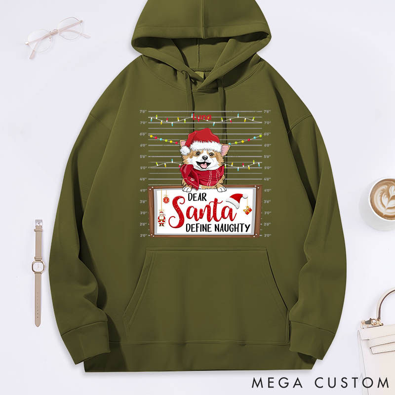 Personalized Dog Lover Define Naughty Classic Hoodies