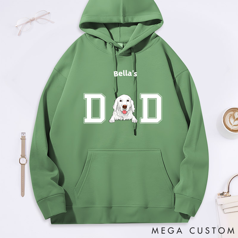 Personalized Dog Lover Dog Dad Basic Classic Hoodies