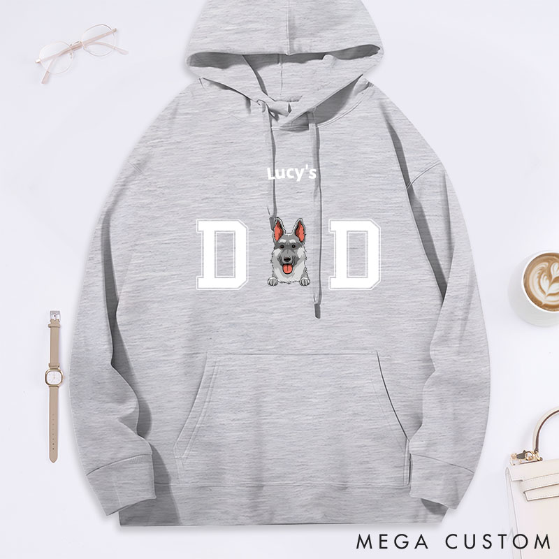 Personalized Dog Lover Dog Dad Basic Classic Hoodies